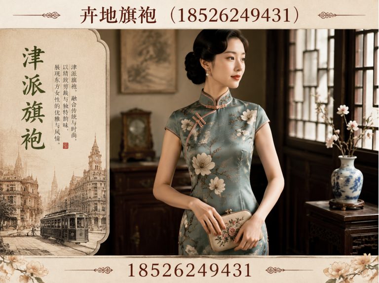 河北区非遗旗袍展示图